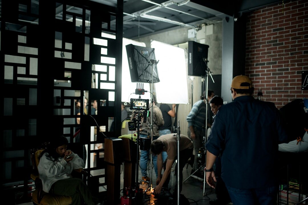 movie scene with actors