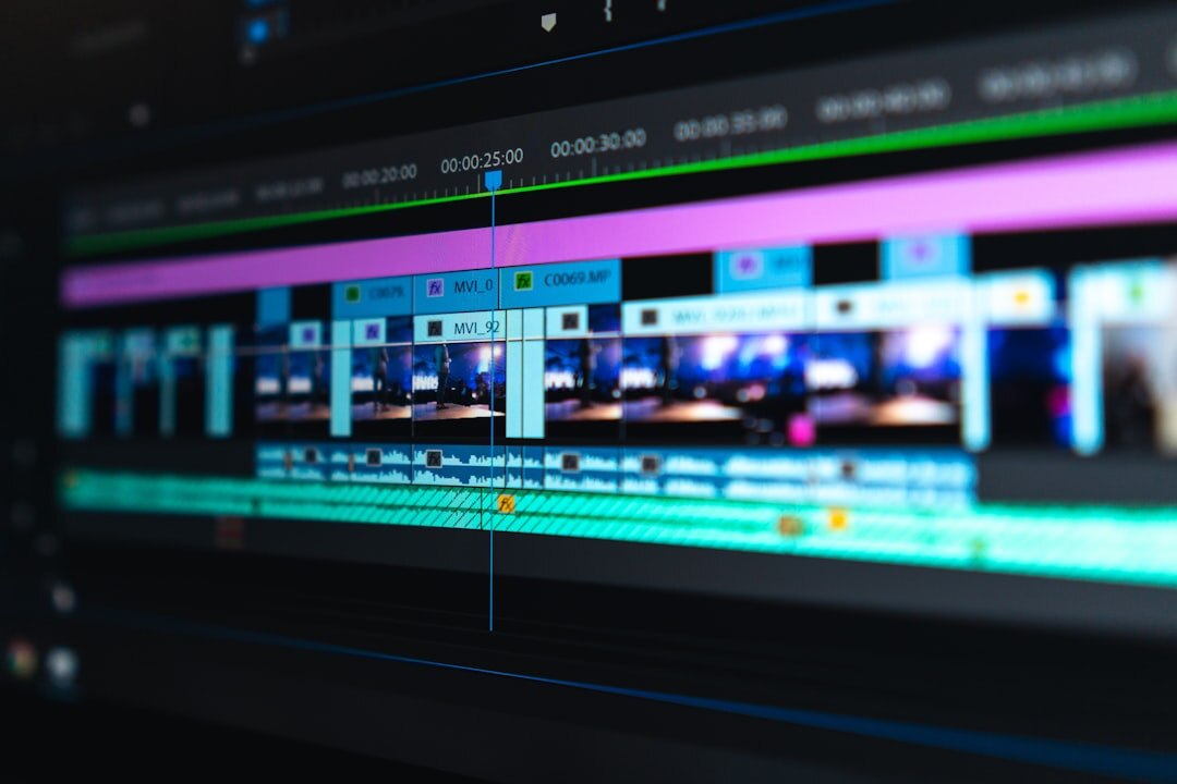 video editor cutting timeline
