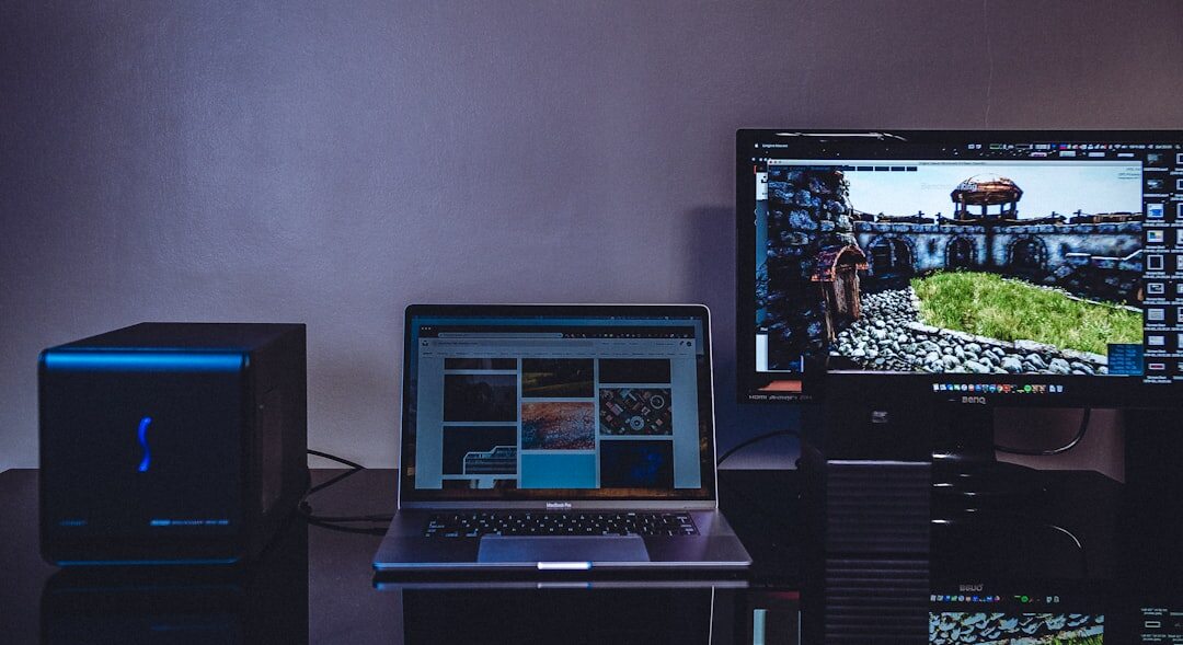 Close-up of a video editing timeline with color-coded clips on a computer screen